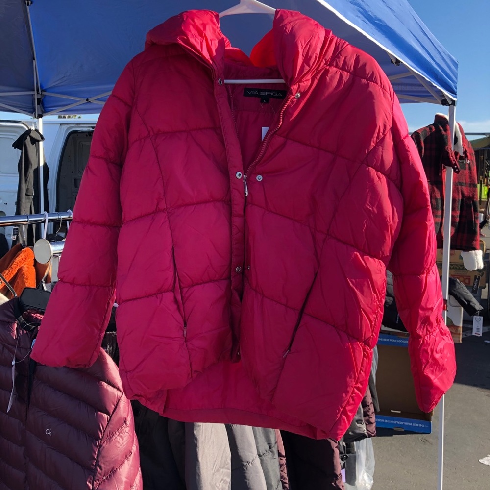 Via Spiga Women's Packable Down Jacket large